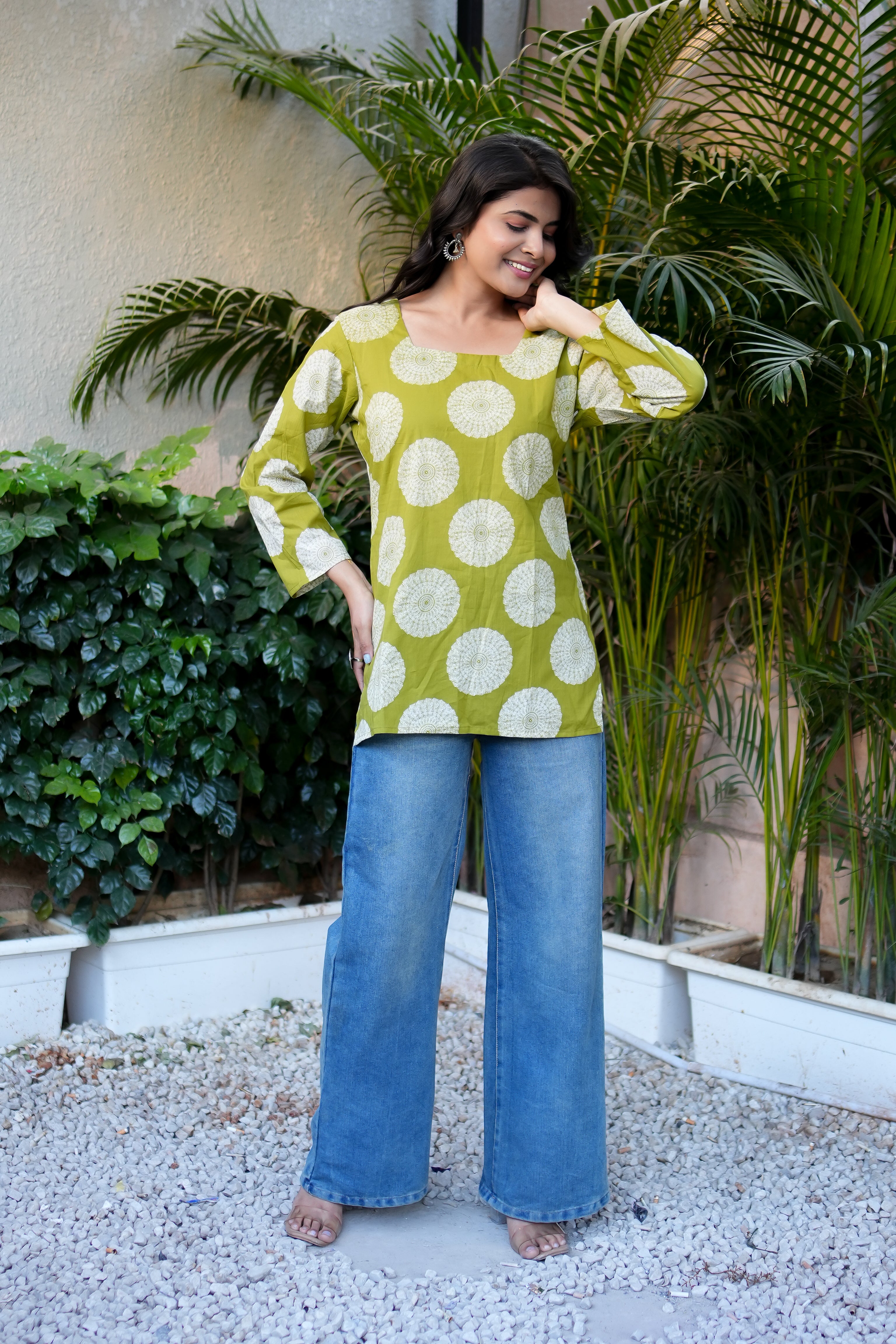 Square Exclusive short kurti