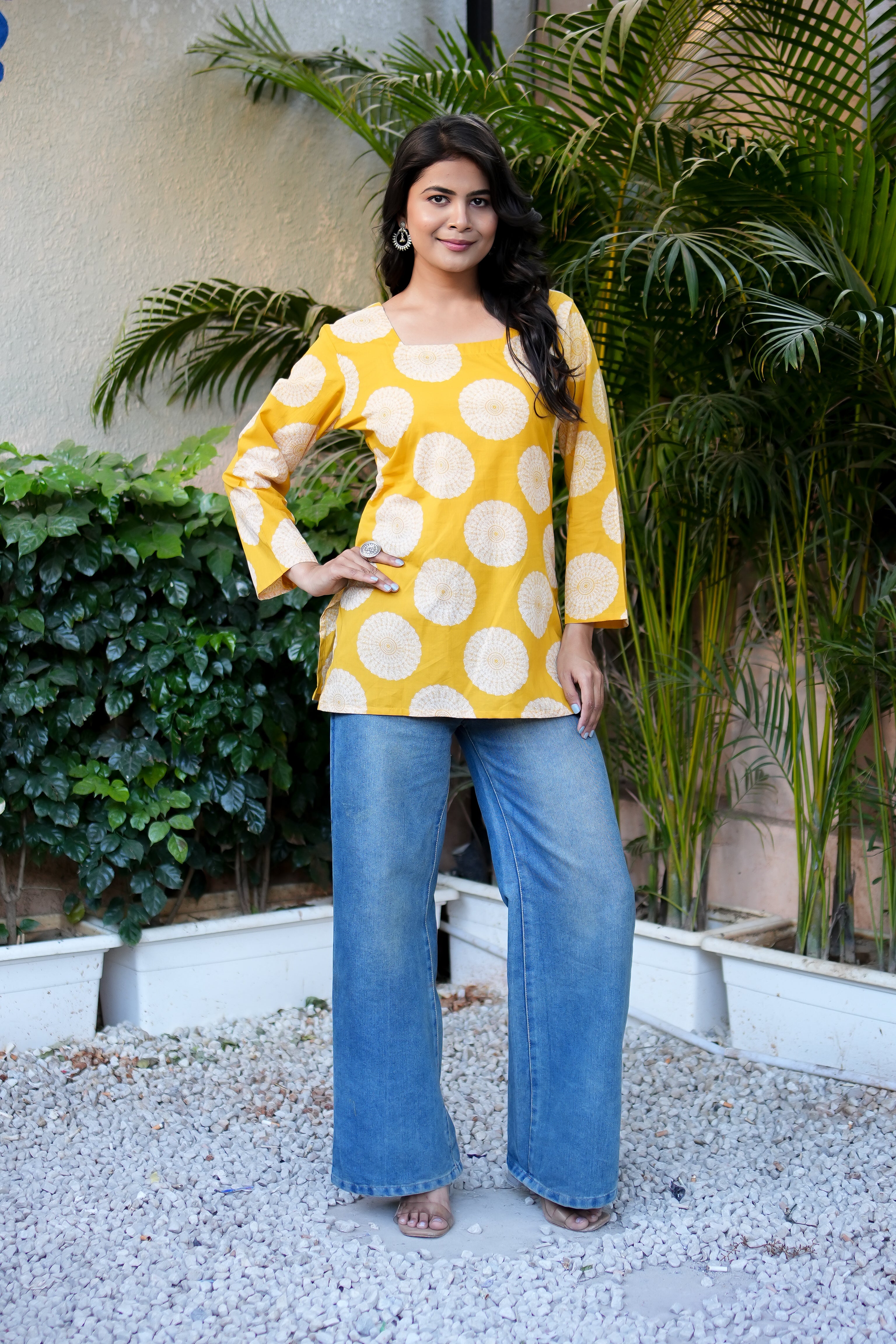 Square Exclusive short kurti