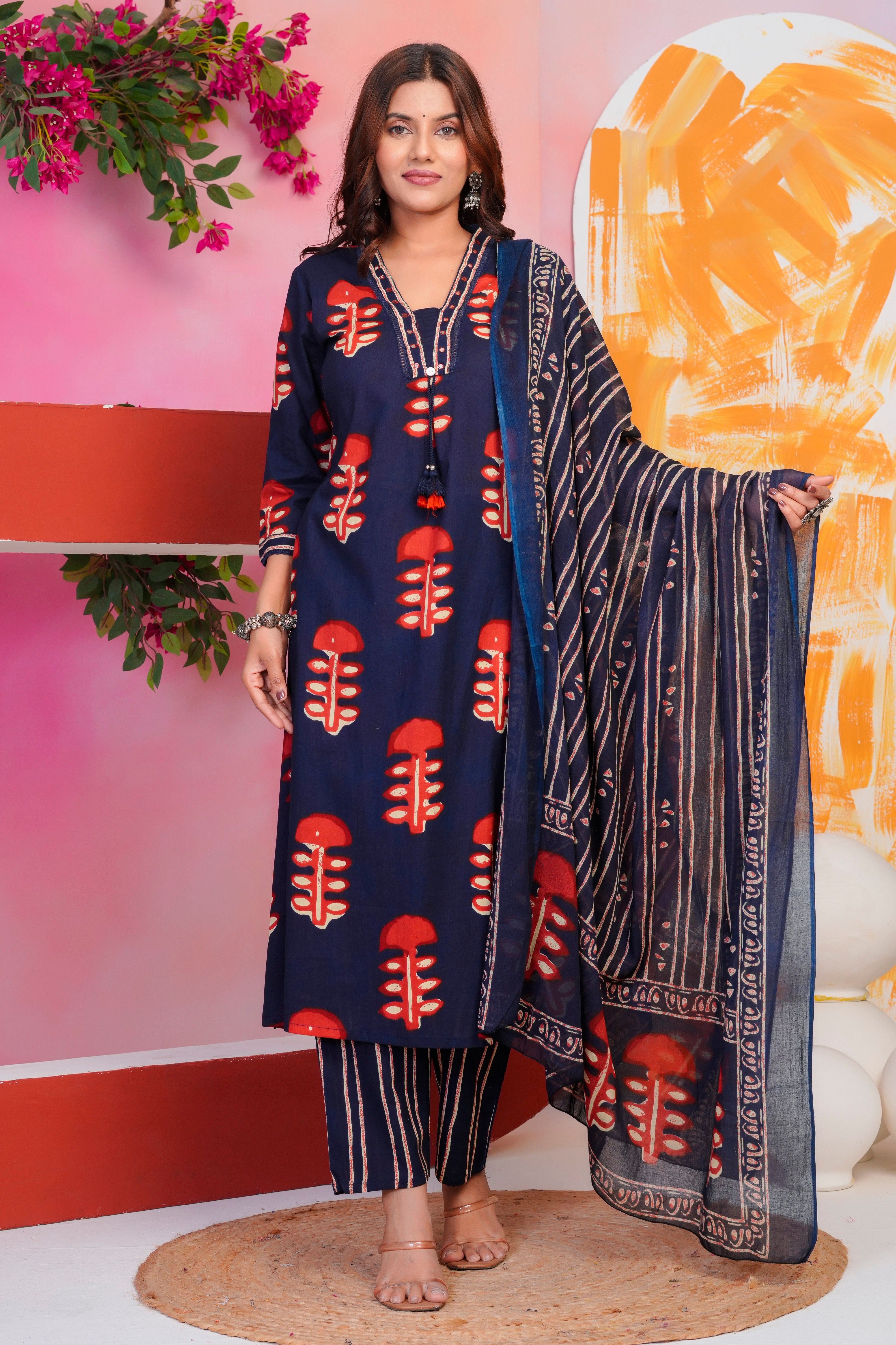BNA BNAYA  A Line Premium Cotton Suit