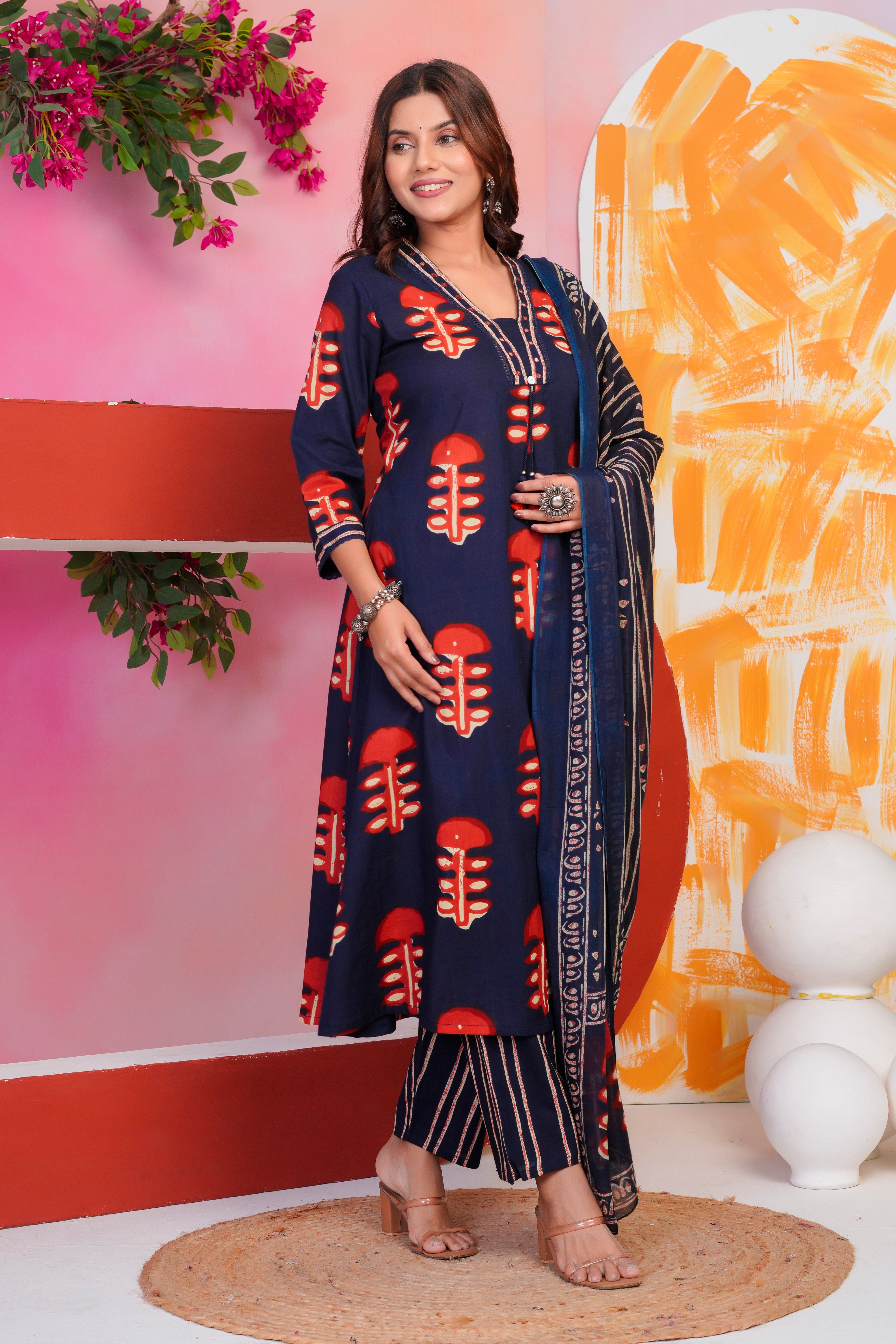 BNA BNAYA  A Line Premium Cotton Suit
