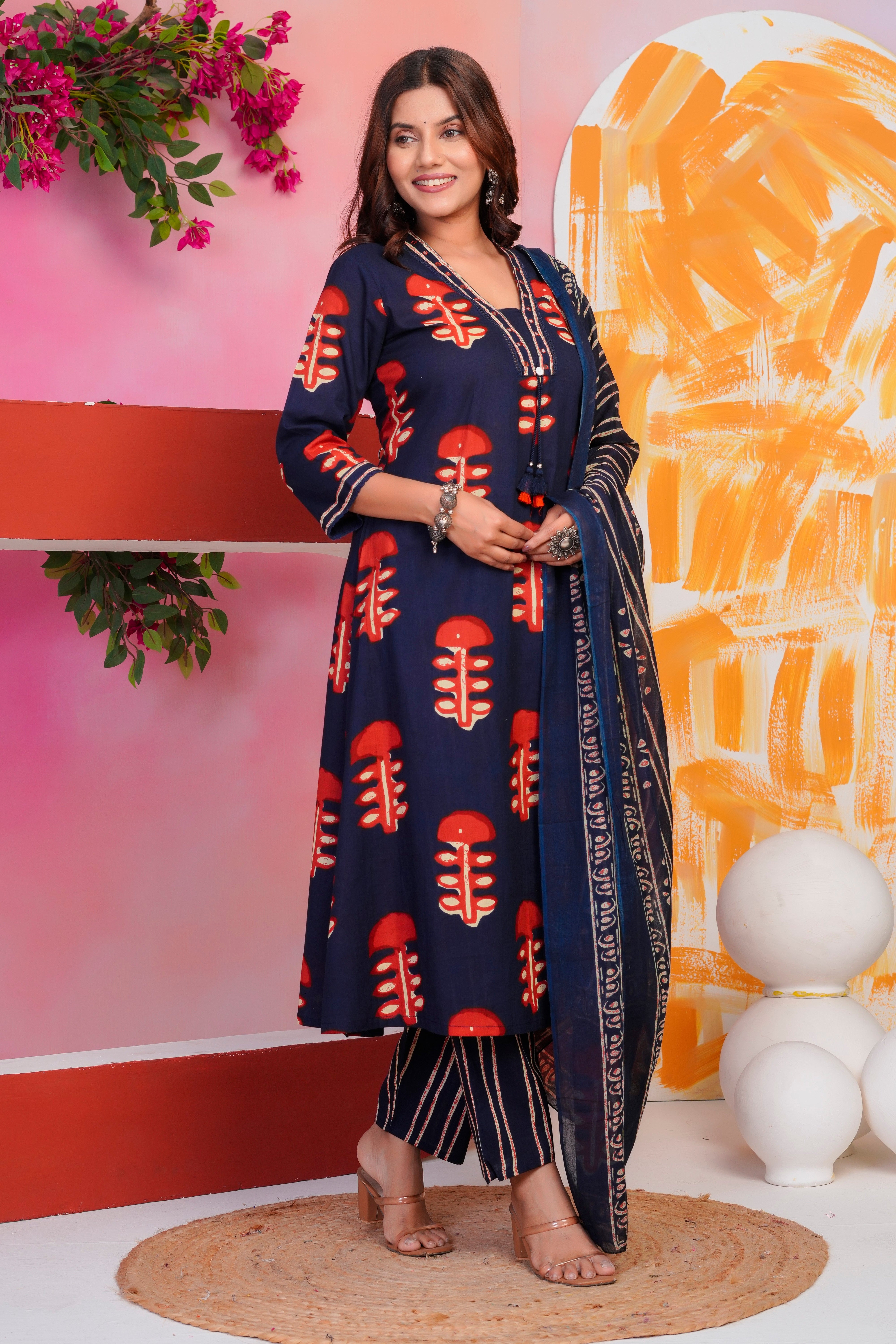 BNA BNAYA  A Line Premium Cotton Suit