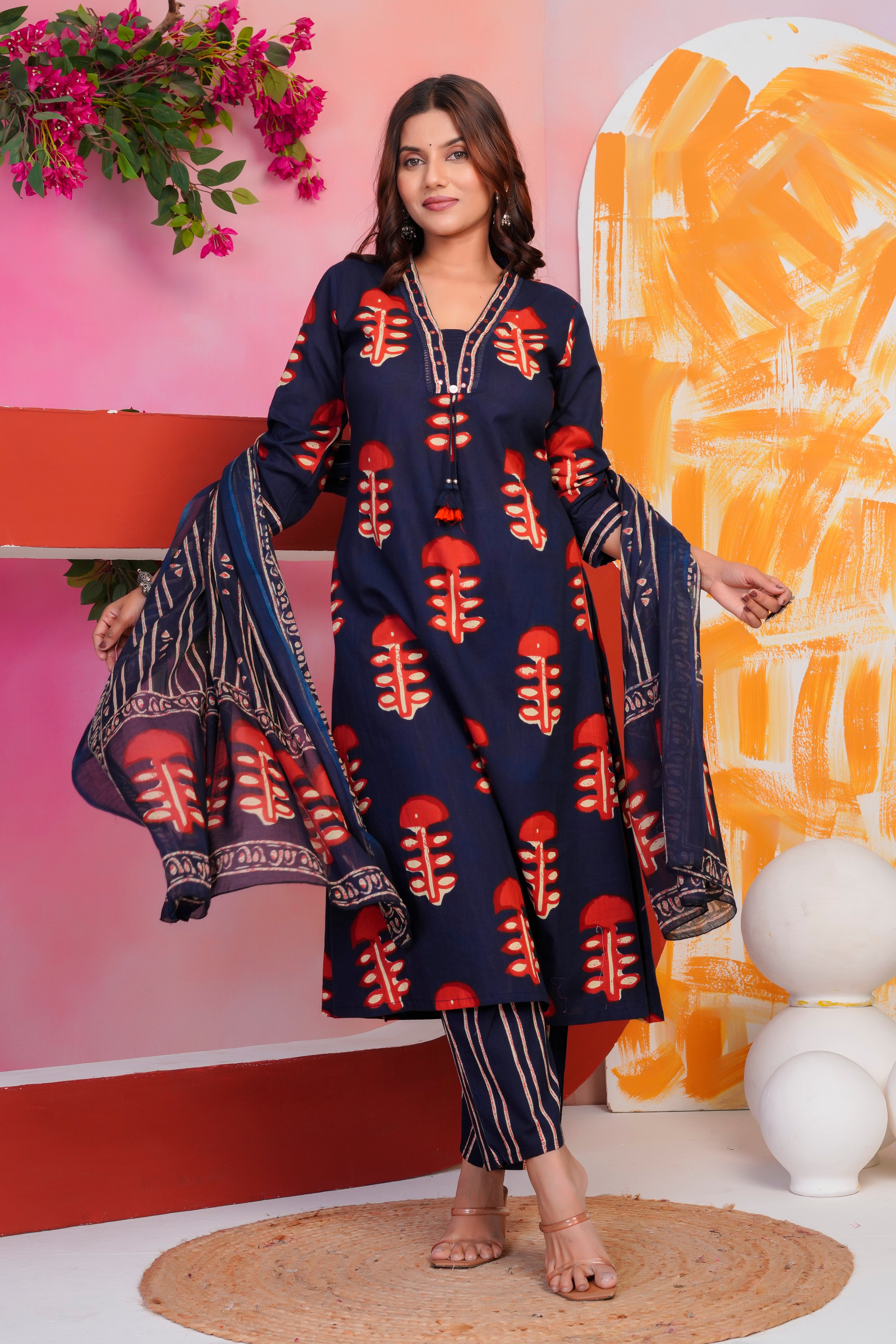BNA BNAYA  A Line Premium Cotton Suit
