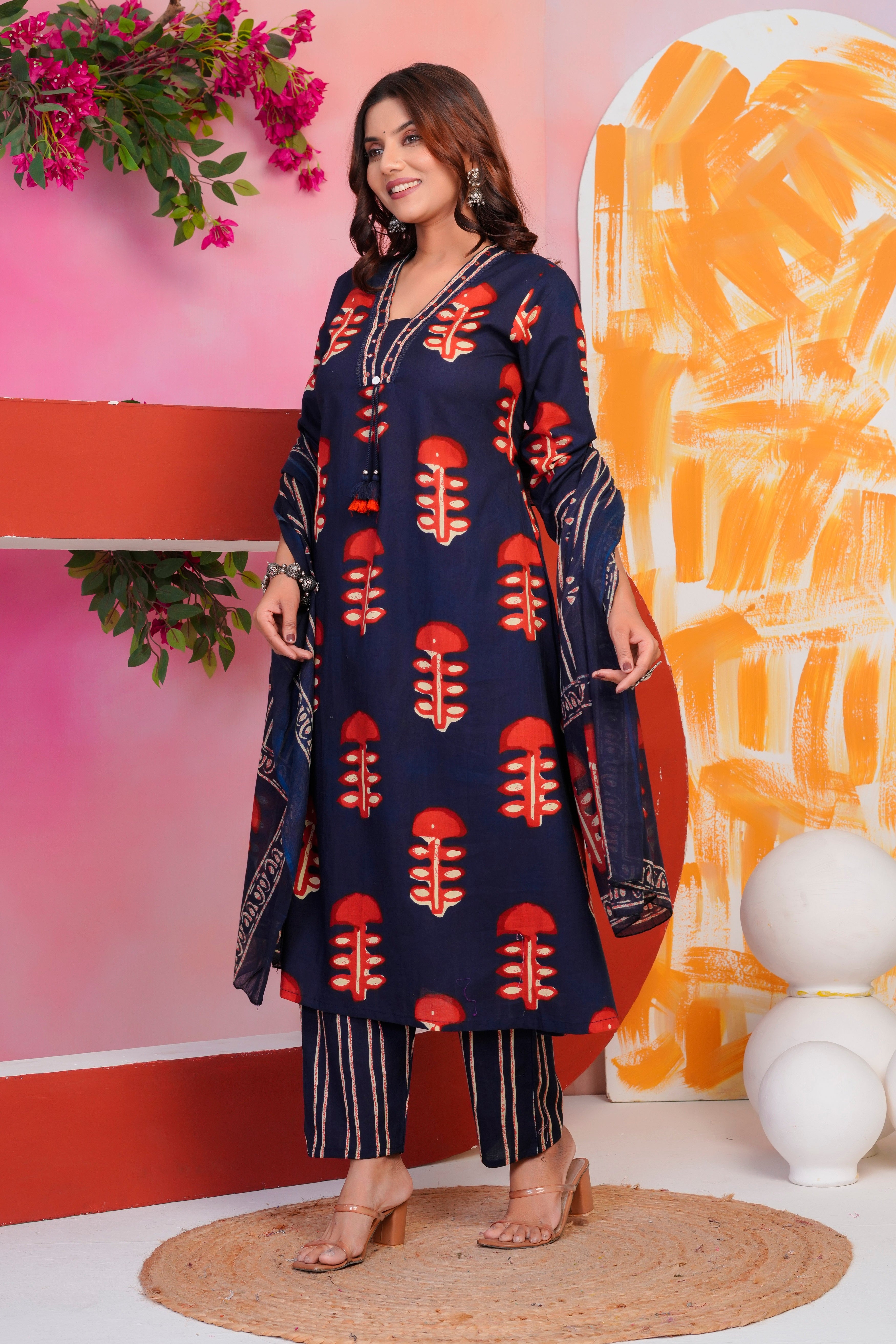 BNA BNAYA  A Line Premium Cotton Suit
