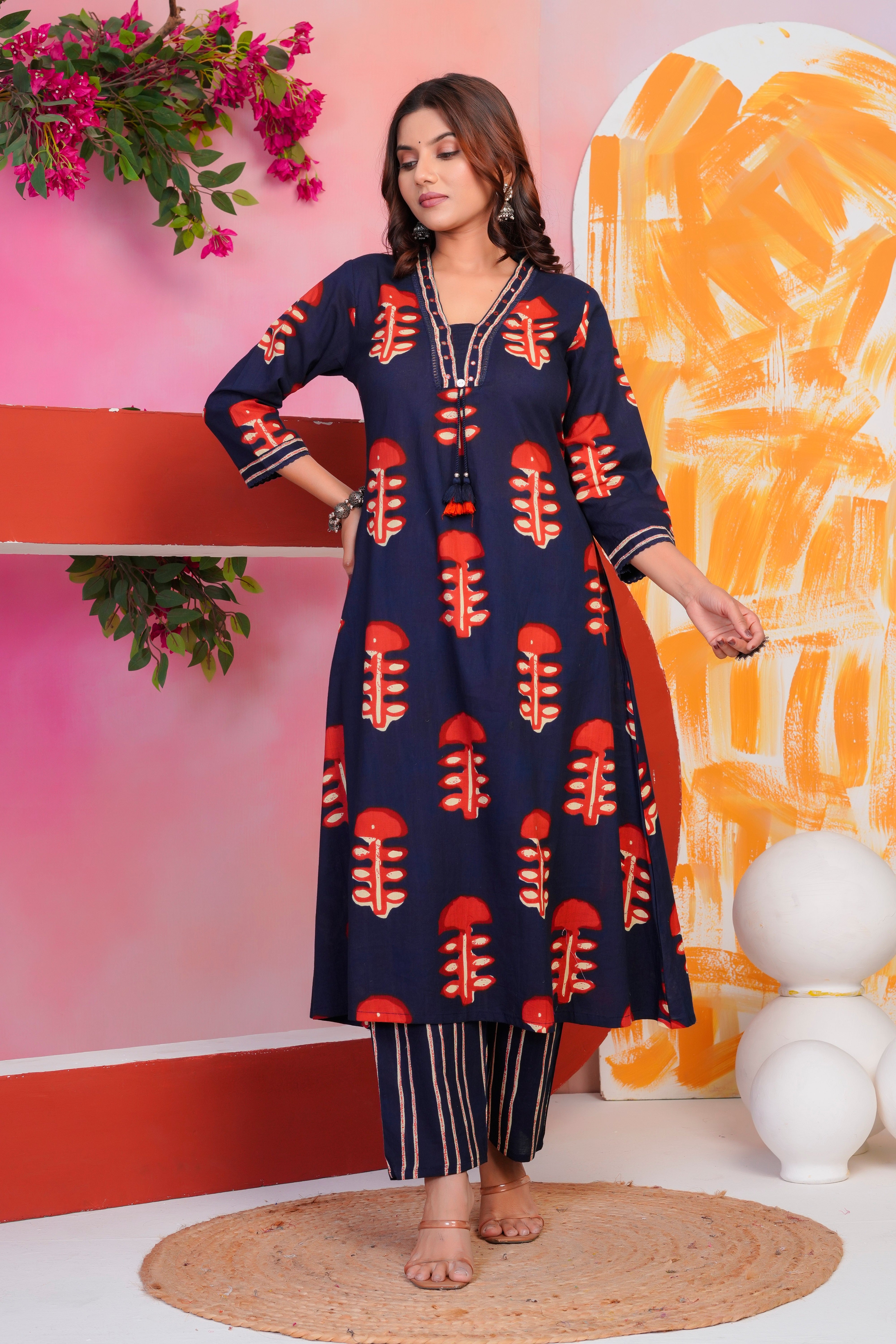 BNA BNAYA  A Line Premium Cotton Suit