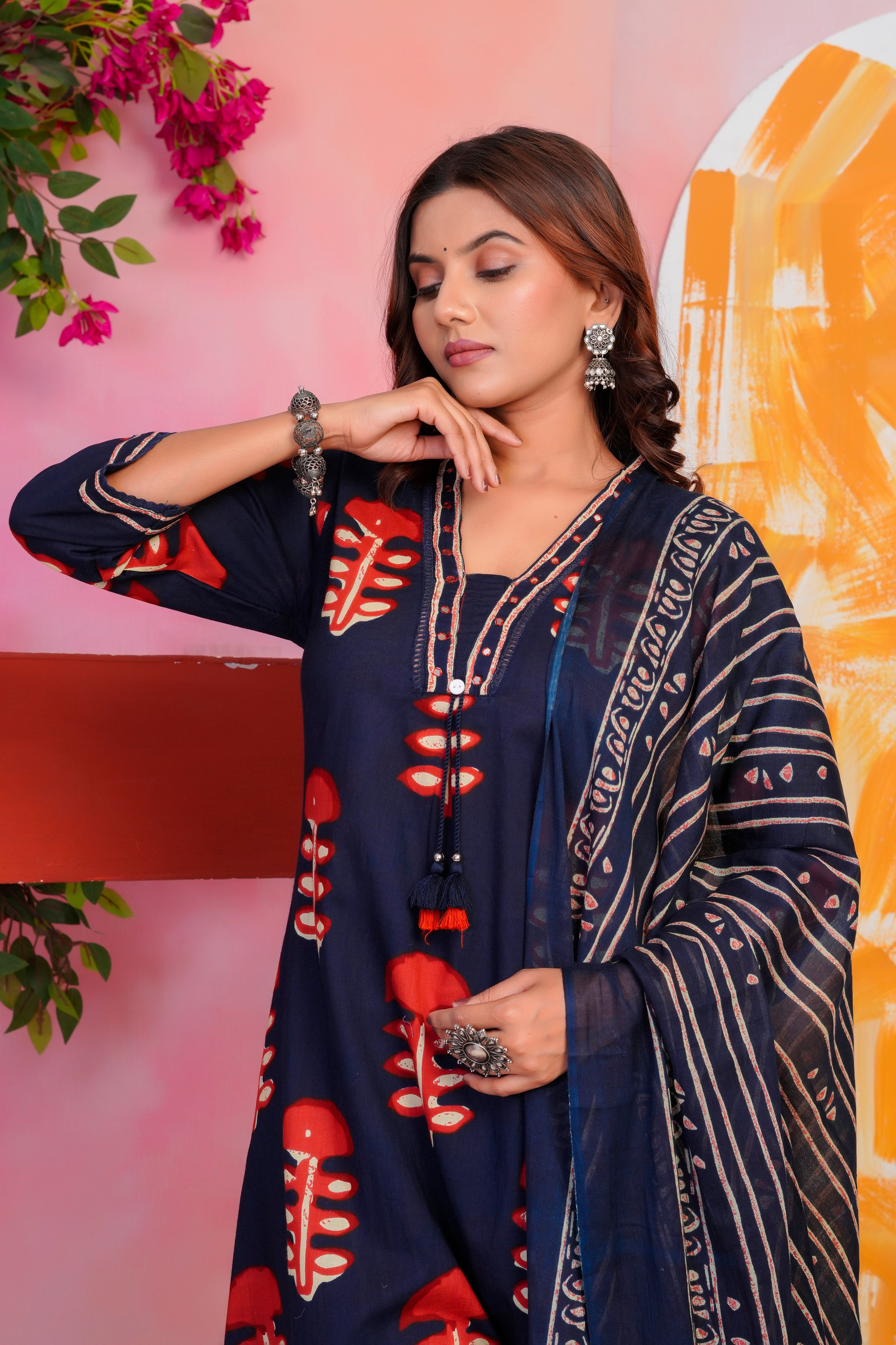 BNA BNAYA  A Line Premium Cotton Suit