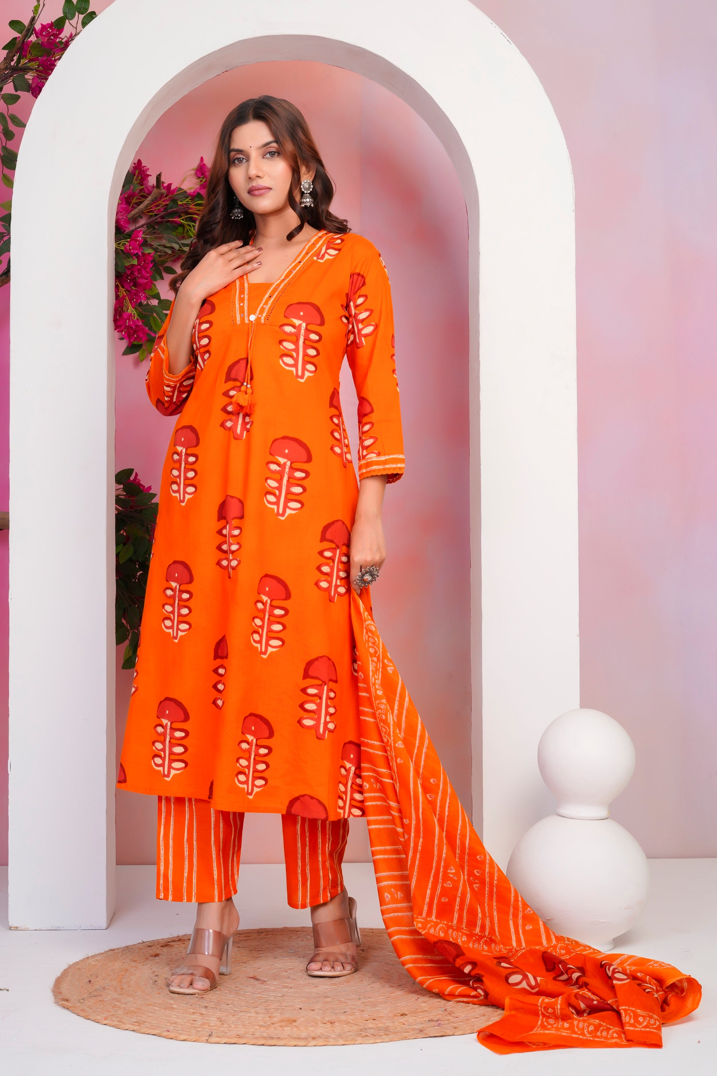 BNA BNAYA  A Line Premium Cotton Suit